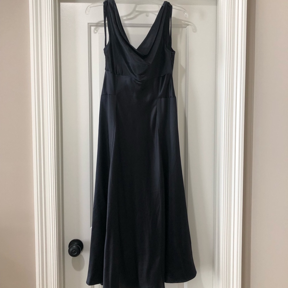 Banana Republic Satin Midi-Length Dress